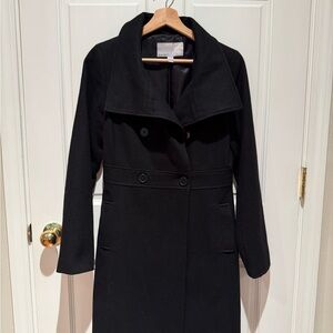 Old Navy Black Women's Trench Coat